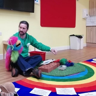 Rob Shrimpton leading Tiddlywinks