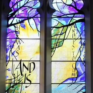 The Gateway to Heaven Window in memory of Susie Morris